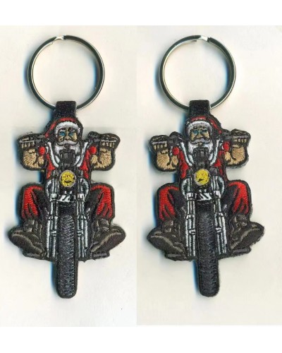 Embroidered keychain