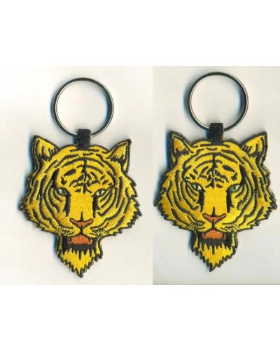 Embroidered keychain