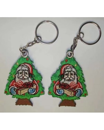 Embroidered keychain