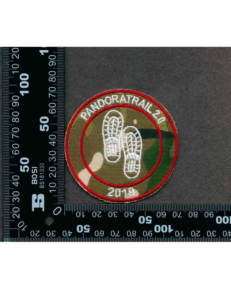 Camouflage achtergrond Borduurbadges, op maat gemaakt