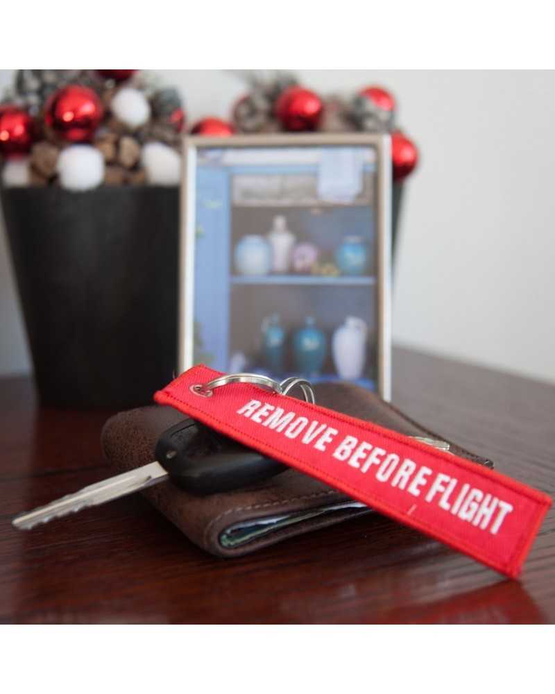 Geborduurde sleutelhangers,  tweezijdig met uw eigen tekst of logo