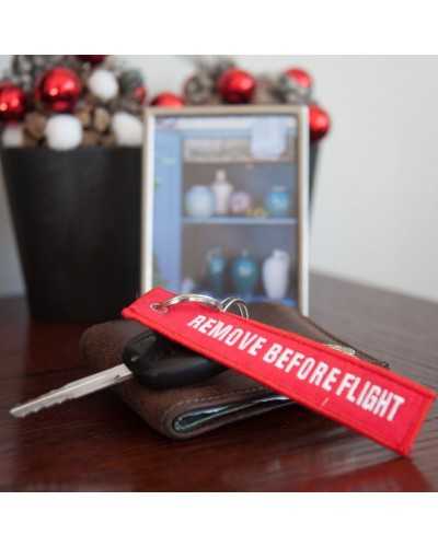 Geborduurde sleutelhangers,  tweezijdig met uw eigen tekst of logo