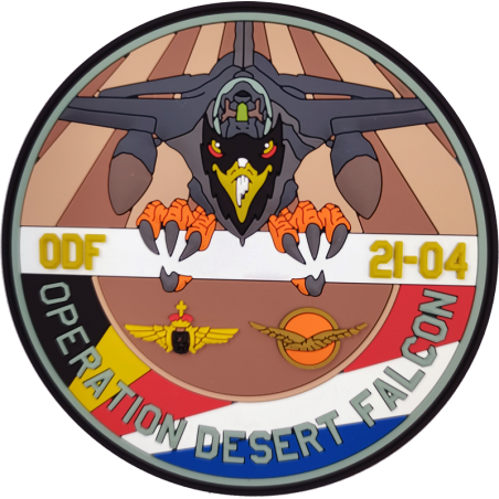 Militaire rubberen/PVC-badges, op maat gemaakt.