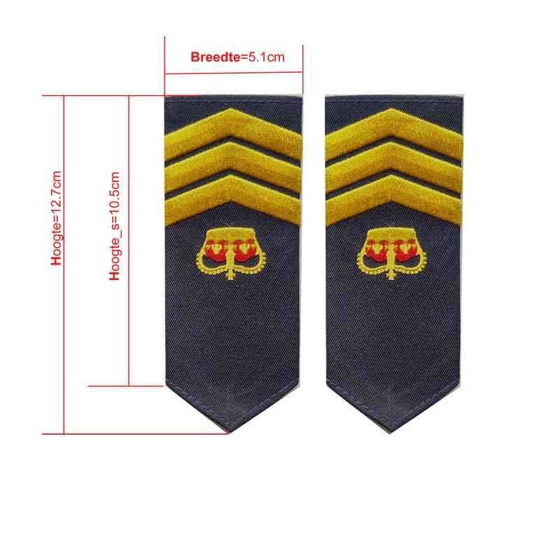 Epaulette type 2: Custom Epaulettes & Sliders – Fabric & Embroidered