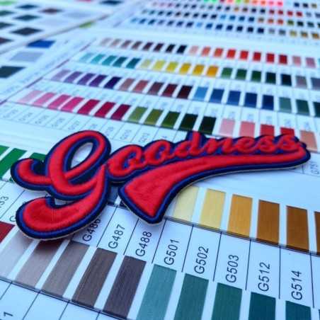 Geborduurde badges, patches of emblemen, op maat gemaakt, plus