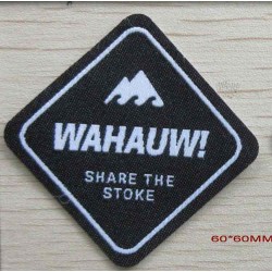 copy of Woven badges, emblems or patches, 100% custom made, plus