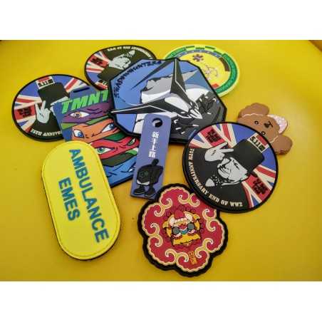 copy of Rubber/PVC badges, custom made, plus