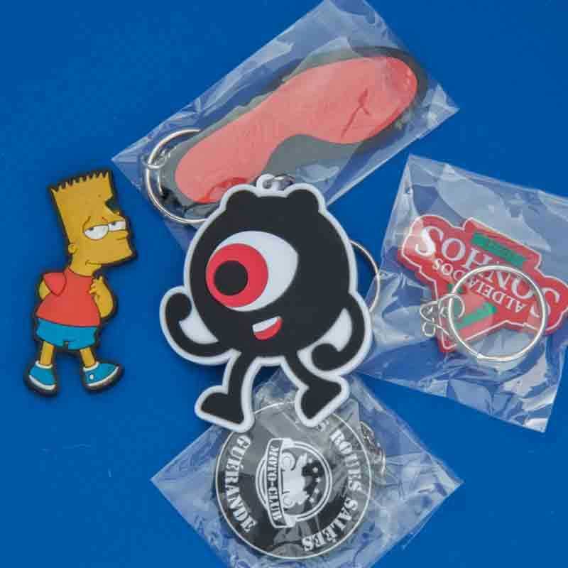 Gepersonaliseerde PVC Sleutelhanger met Uw Eigen Logo