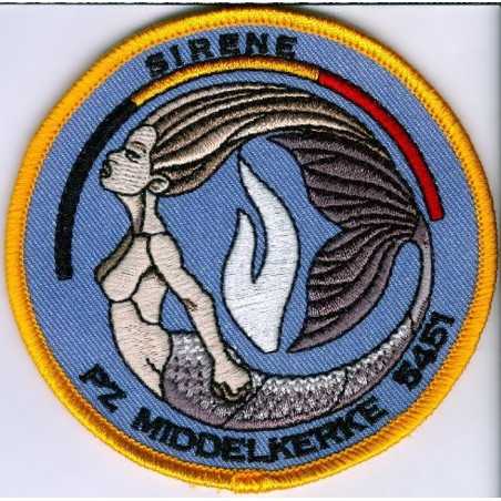 Sirene Geborduurde Badge - Uniek Maatwerk