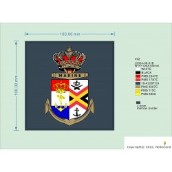 Military Woven Patch with Velcro Backing (Reference Project)