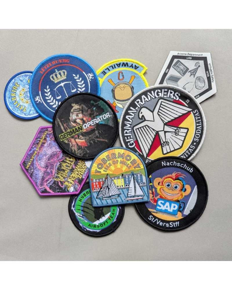 Custom Woven Badges, Emblems, and Patches