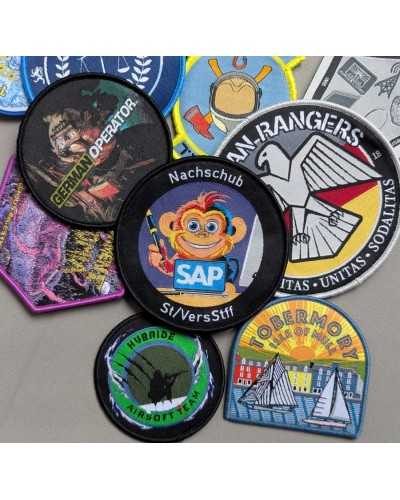 Custom Woven Badges, Emblems, and Patches