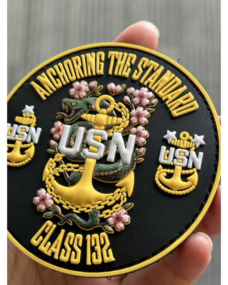 Op maat gemaakt PVC- en rubberbadges – effen of verlopende kleuren, 2D- of 3D-reliëf