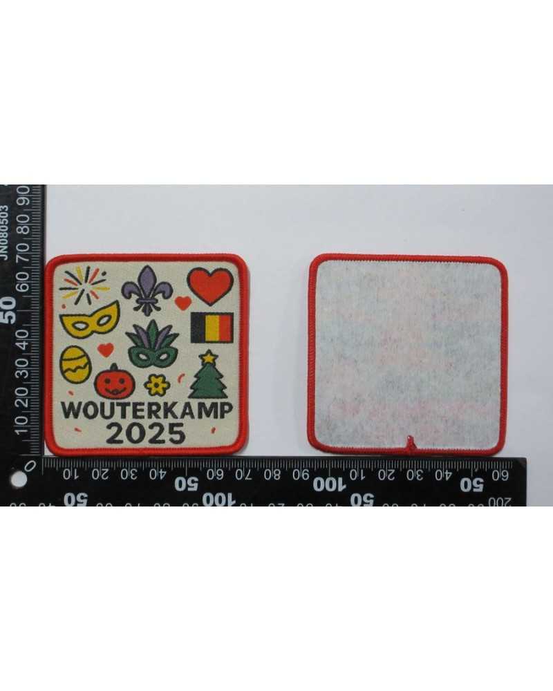 Geweven scouting badges op maat (fijne details)