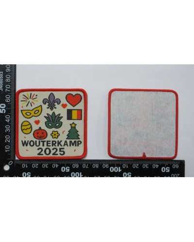 Geweven scouting badges op maat (fijne details)