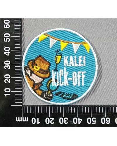 geborduurde scouting badges