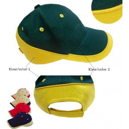 Duo Colour Custom-Made Caps – Personalised 2-Tone Baseball Hats with Your Logo