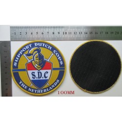 Woven militairy badges, emblems or patches, 100% custom made