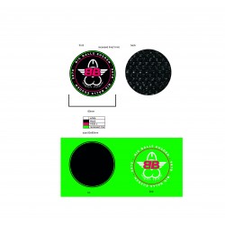 Militaire rubberen/PVC-badges, op maat gemaakt.