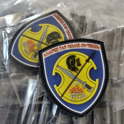 Militaire rubberen/PVC-badges, op maat gemaakt.